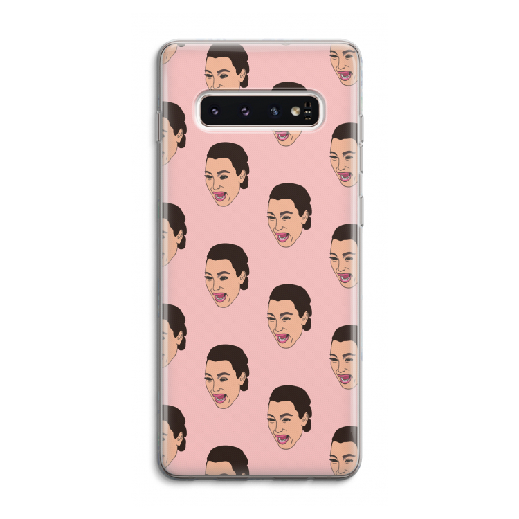 Ugly Cry Call: Samsung Galaxy S10 4G Transparant Hoesje
