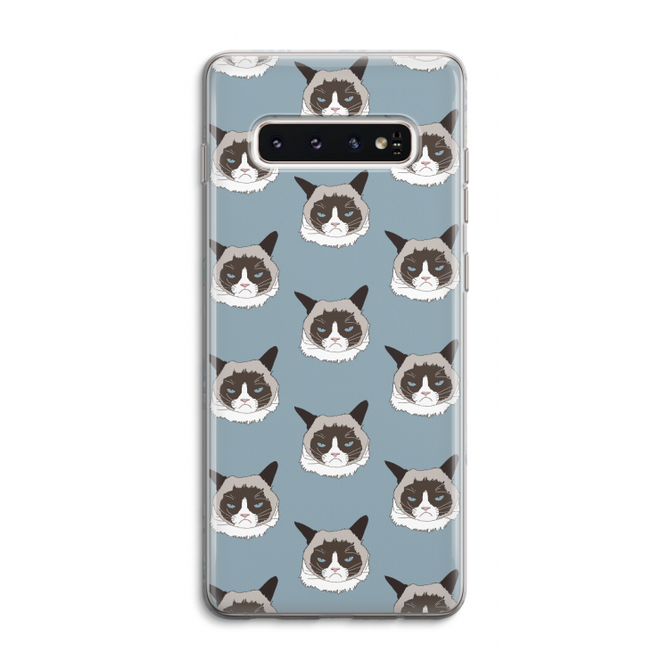 It's a Purrr Case: Samsung Galaxy S10 4G Transparant Hoesje