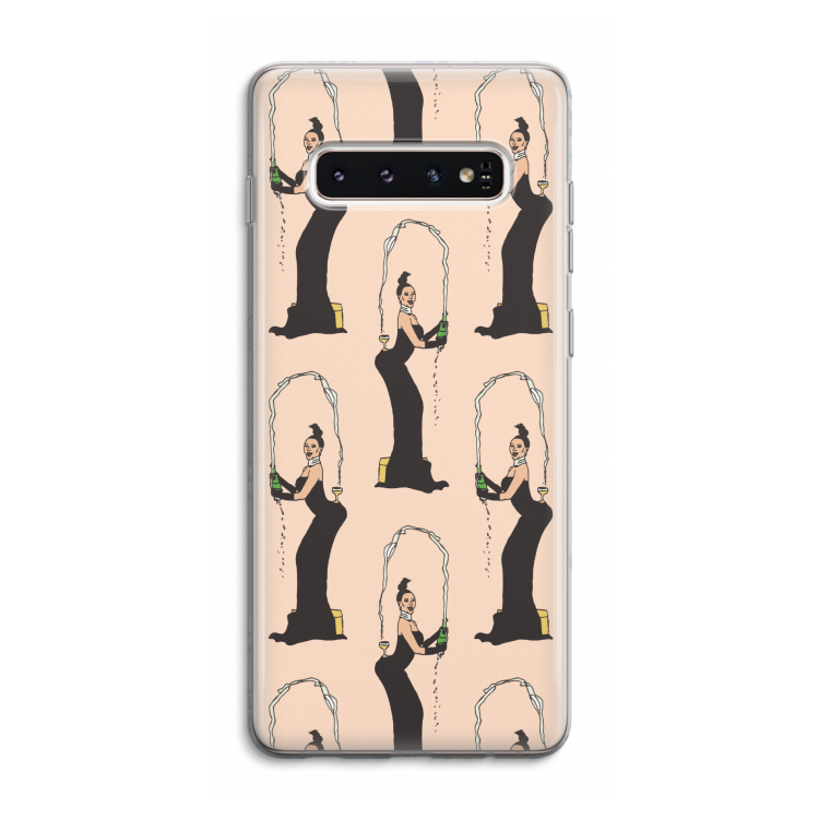 Pop Some Kim: Samsung Galaxy S10 4G Transparant Hoesje