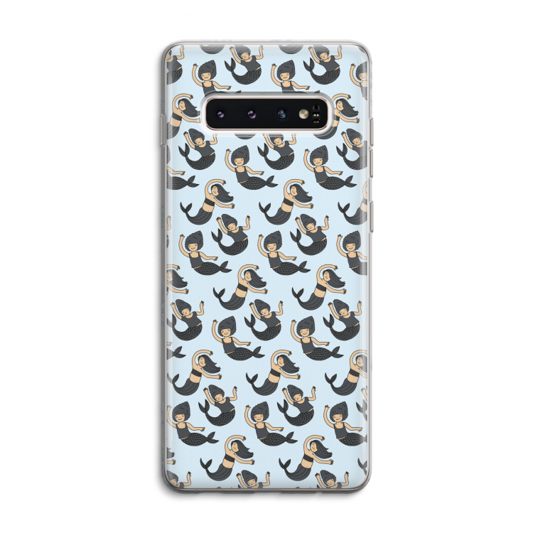Zeemeermin: Samsung Galaxy S10 4G Transparant Hoesje