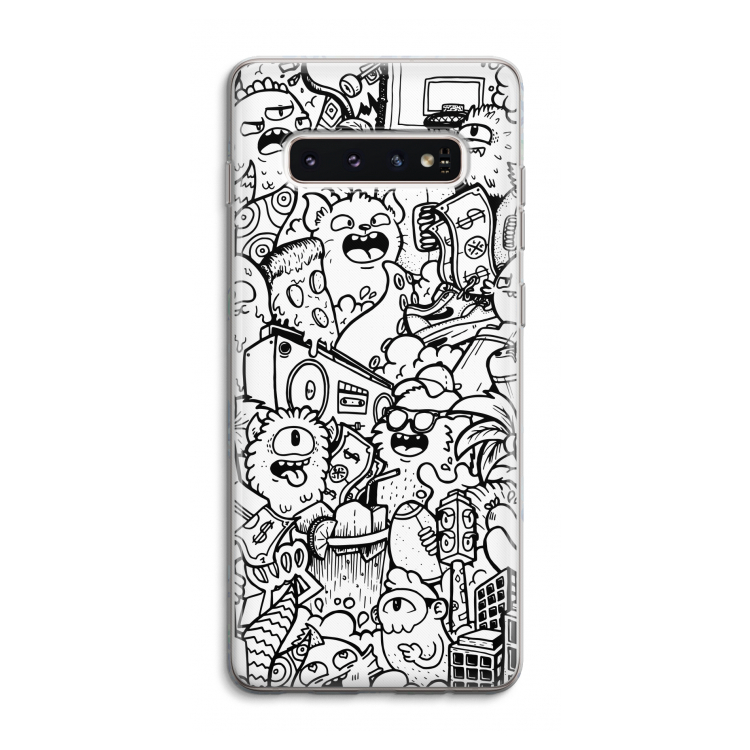 Vexx City #2: Samsung Galaxy S10 4G Transparant Hoesje