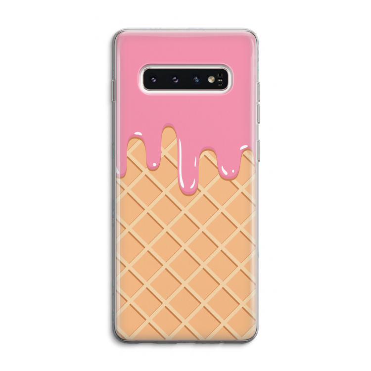 Ice cream: Samsung Galaxy S10 4G Transparant Hoesje