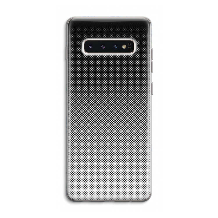 Musketon Halftone: Samsung Galaxy S10 4G Transparant Hoesje