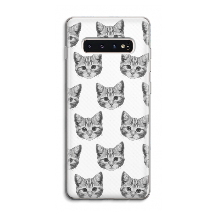 Kitten: Samsung Galaxy S10 4G Transparant Hoesje