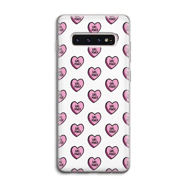 GIRL POWER: Samsung Galaxy S10 4G Transparant Hoesje