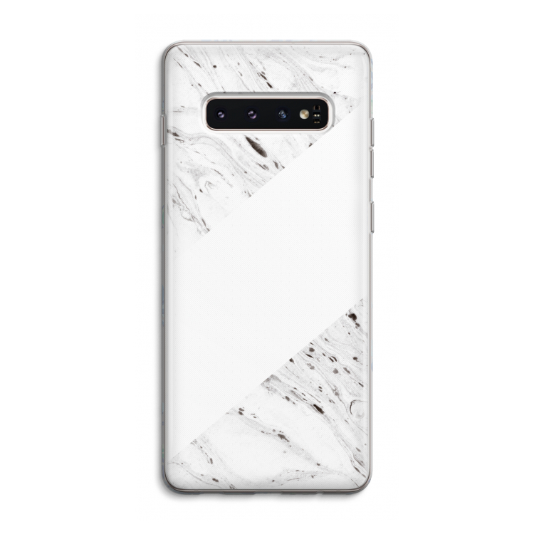Biggest stripe: Samsung Galaxy S10 4G Transparant Hoesje