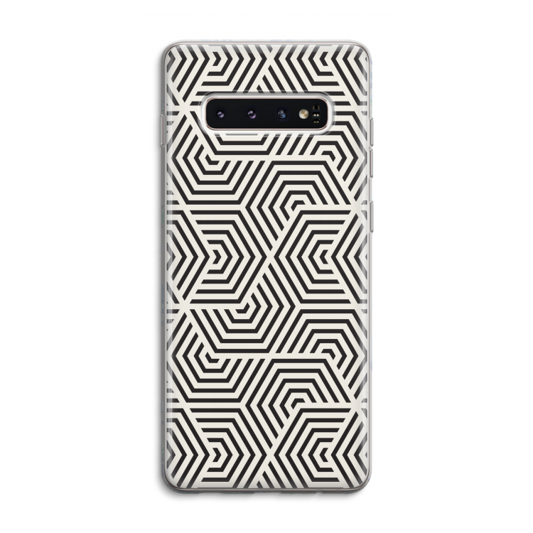 Magic pattern: Samsung Galaxy S10 4G Transparant Hoesje