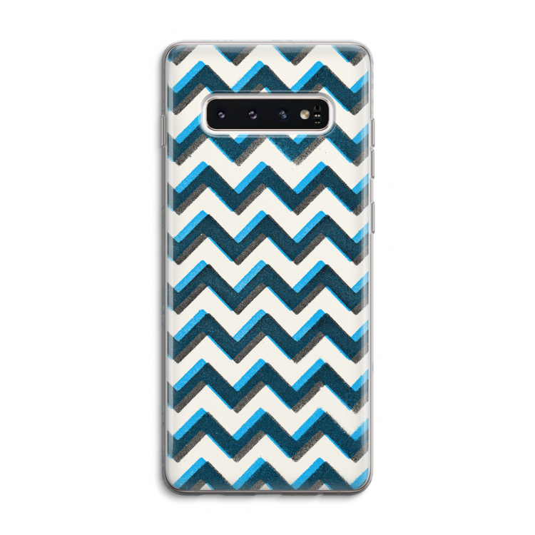 Onderbroken lijn: Samsung Galaxy S10 4G Transparant Hoesje