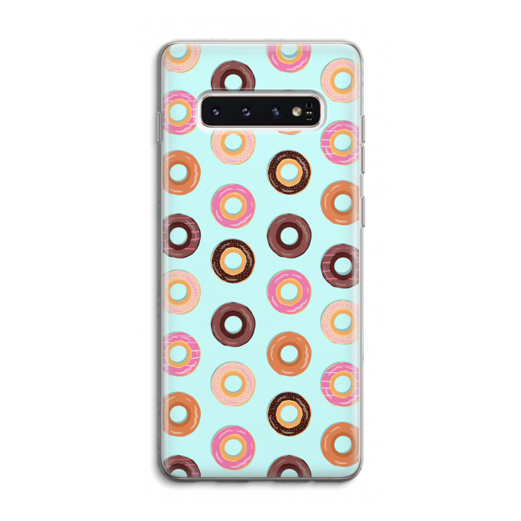 Donuts: Samsung Galaxy S10 4G Transparant Hoesje