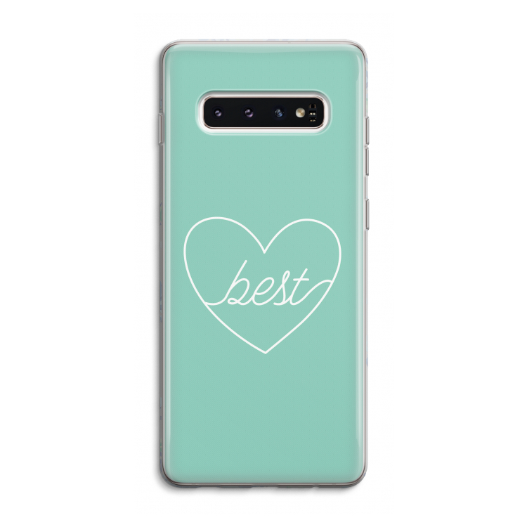 Best heart pastel: Samsung Galaxy S10 4G Transparant Hoesje