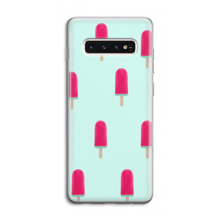 Waterijsje: Samsung Galaxy S10 4G Transparant Hoesje