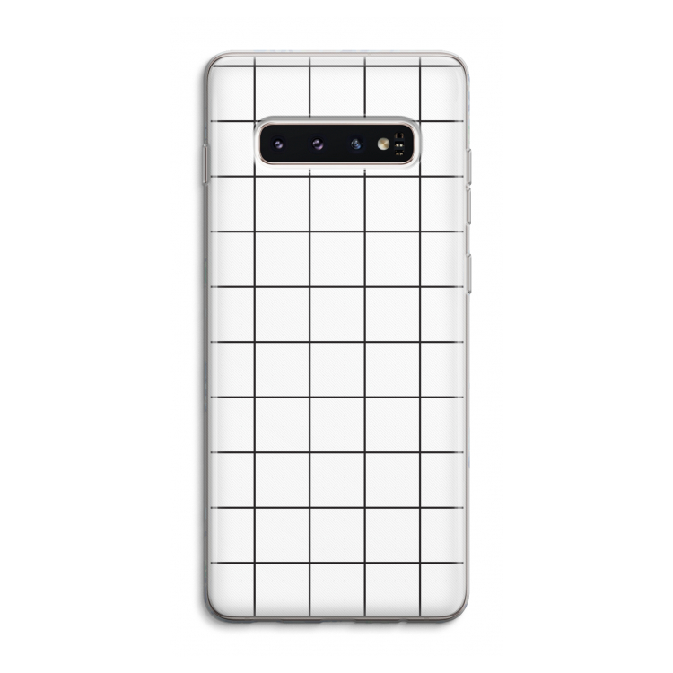 Rooster: Samsung Galaxy S10 4G Transparant Hoesje