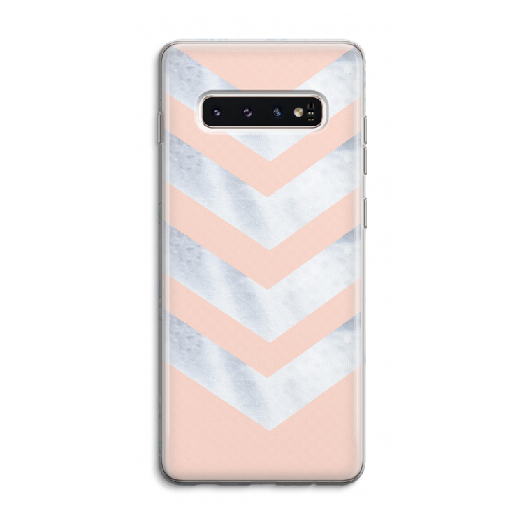 Marmeren pijlen: Samsung Galaxy S10 4G Transparant Hoesje