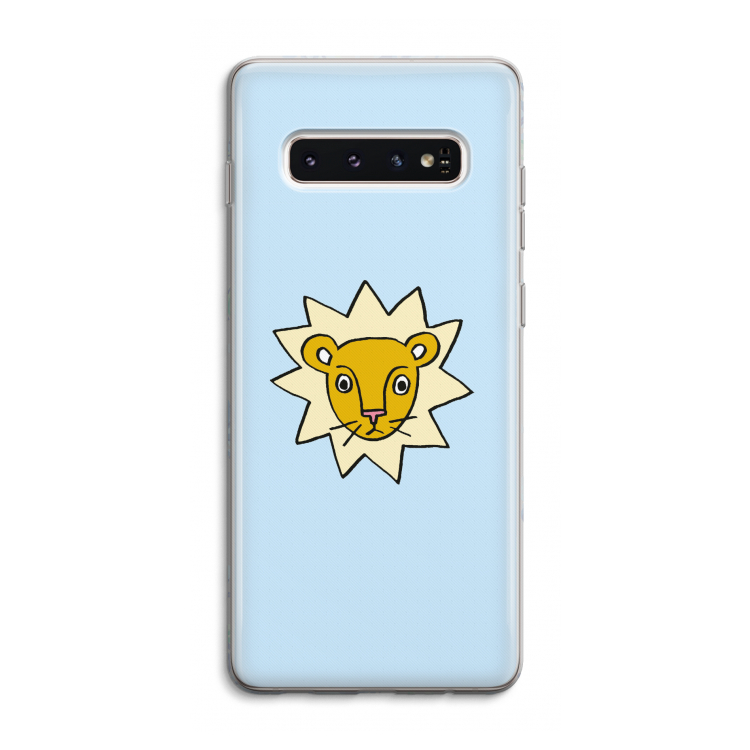 Kleine leeuw: Samsung Galaxy S10 4G Transparant Hoesje