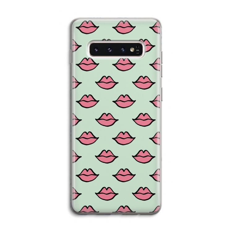 Lipjes: Samsung Galaxy S10 4G Transparant Hoesje