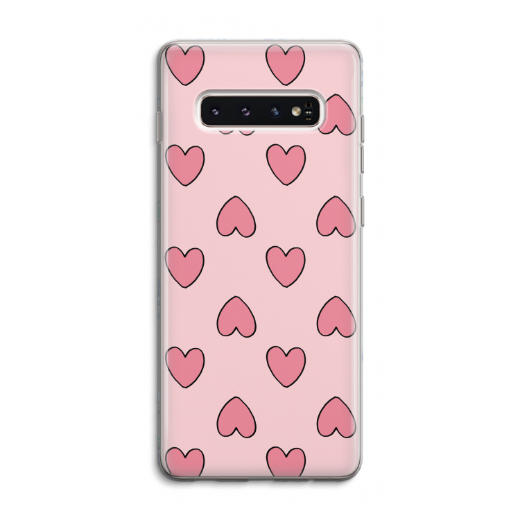Ondersteboven verliefd: Samsung Galaxy S10 4G Transparant Hoesje