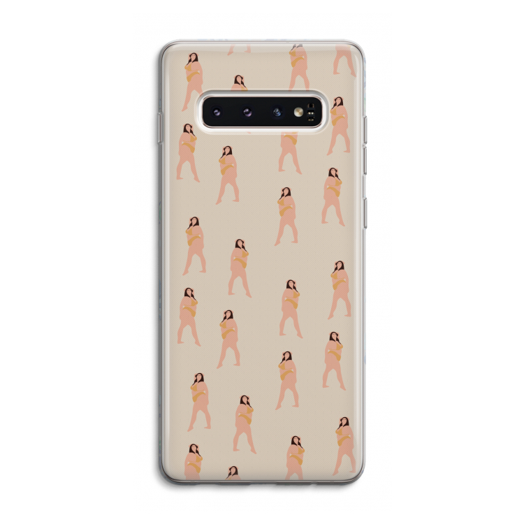 You're so golden: Samsung Galaxy S10 4G Transparant Hoesje