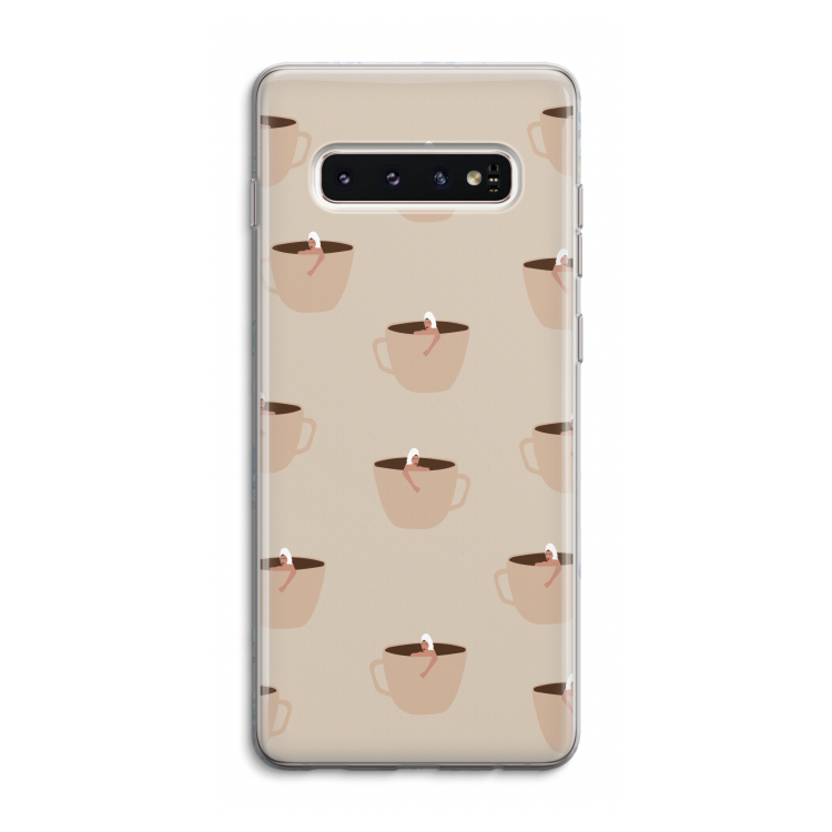 Morning coffee: Samsung Galaxy S10 4G Transparant Hoesje
