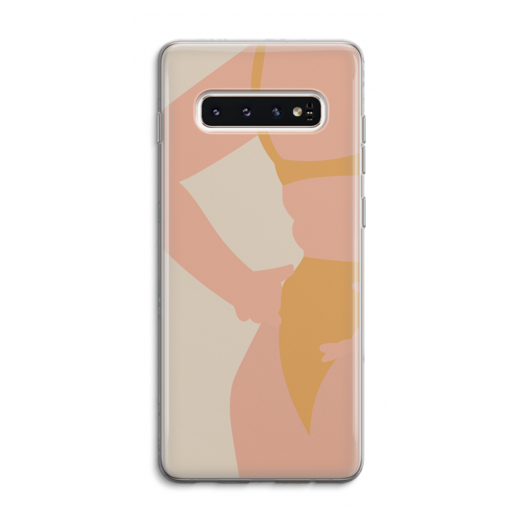 Bikini body: Samsung Galaxy S10 4G Transparant Hoesje