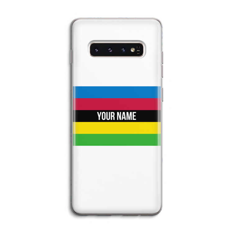 WK Wielrennen: Samsung Galaxy S10 4G Transparant Hoesje