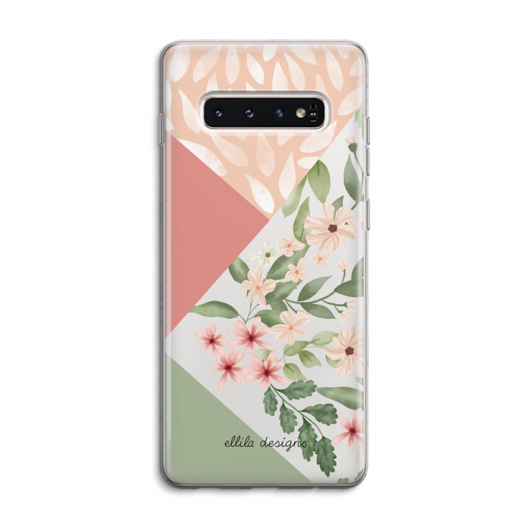 Sweet heaven geometrics: Samsung Galaxy S10 4G Transparant Hoesje