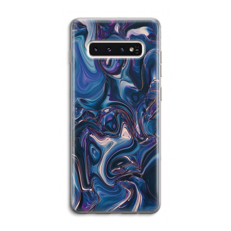 Mirrored Mirage: Samsung Galaxy S10 4G Transparant Hoesje