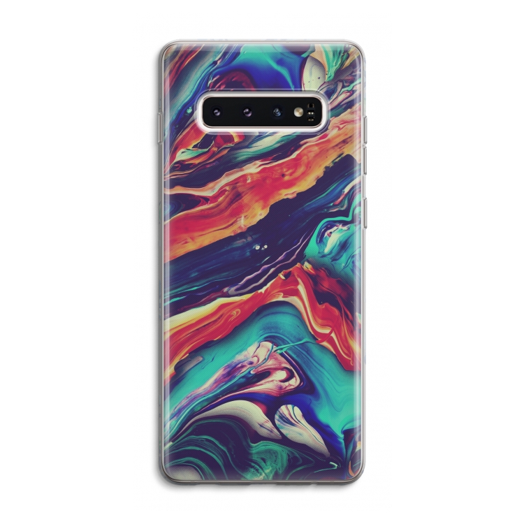 Chameleon Sun: Samsung Galaxy S10 4G Transparant Hoesje
