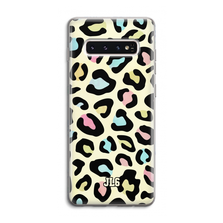 Leopard pattern: Samsung Galaxy S10 4G Transparant Hoesje