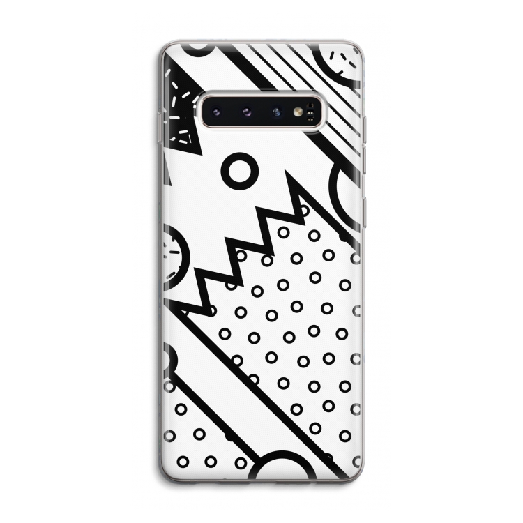 Pop Art #4: Samsung Galaxy S10 4G Transparant Hoesje