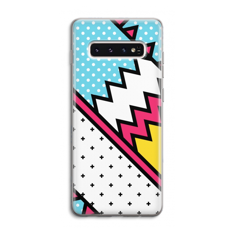 Pop Art #2: Samsung Galaxy S10 4G Transparant Hoesje