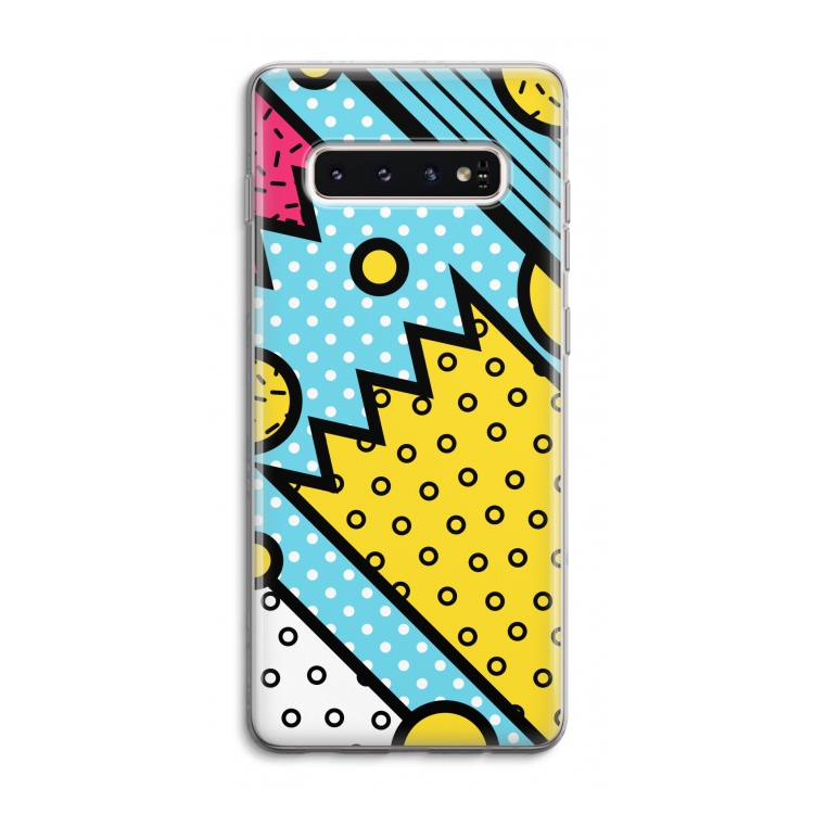 Pop Art #1: Samsung Galaxy S10 4G Transparant Hoesje