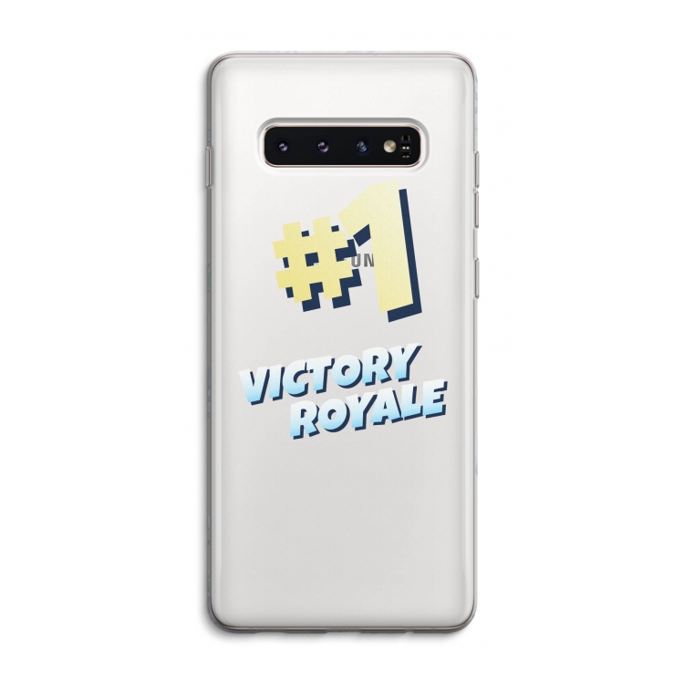 Victory Royale: Samsung Galaxy S10 4G Transparant Hoesje