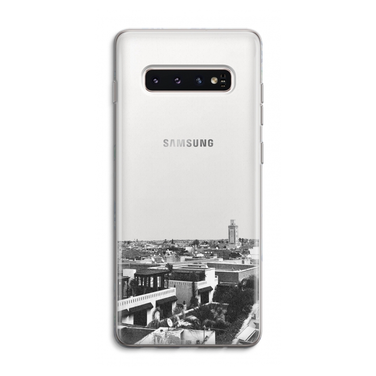 Marrakech Skyline : Samsung Galaxy S10 4G Transparant Hoesje