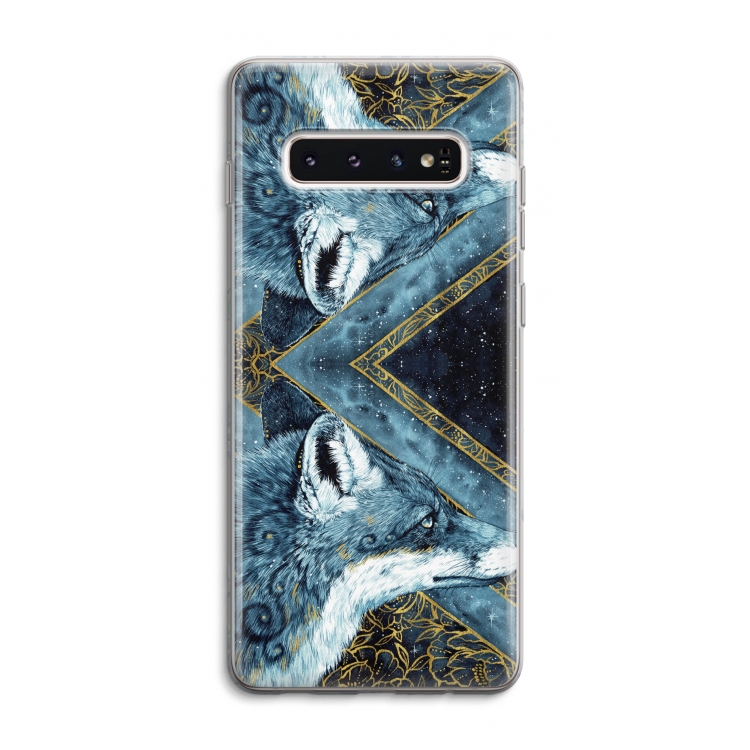 Golden Fox: Samsung Galaxy S10 4G Transparant Hoesje