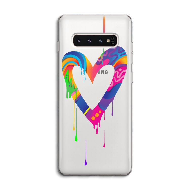Melts My Heart: Samsung Galaxy S10 4G Transparant Hoesje