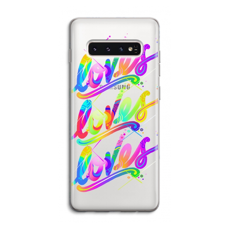 Loves: Samsung Galaxy S10 4G Transparant Hoesje