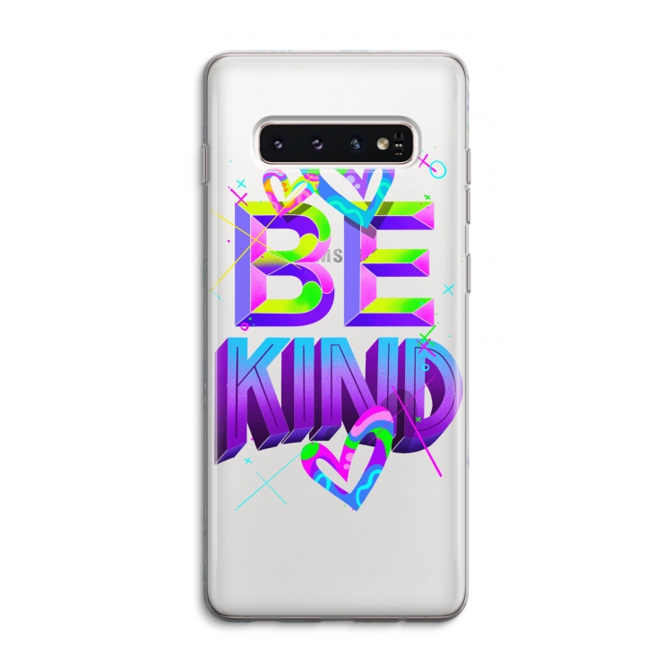 Be Kind: Samsung Galaxy S10 4G Transparant Hoesje