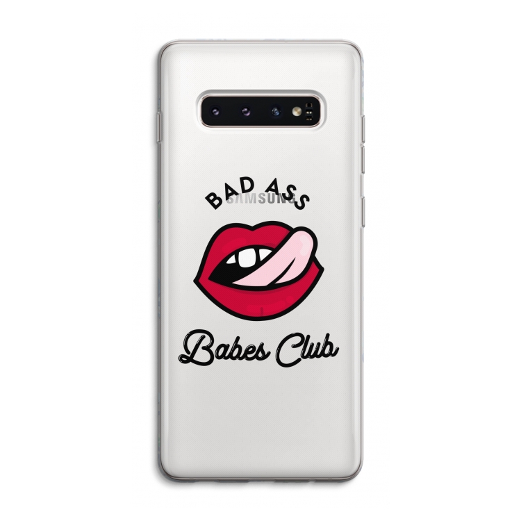 Badass Babes Club: Samsung Galaxy S10 4G Transparant Hoesje