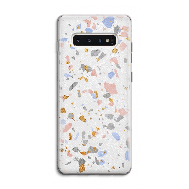 Terrazzo N°8: Samsung Galaxy S10 4G Transparant Hoesje