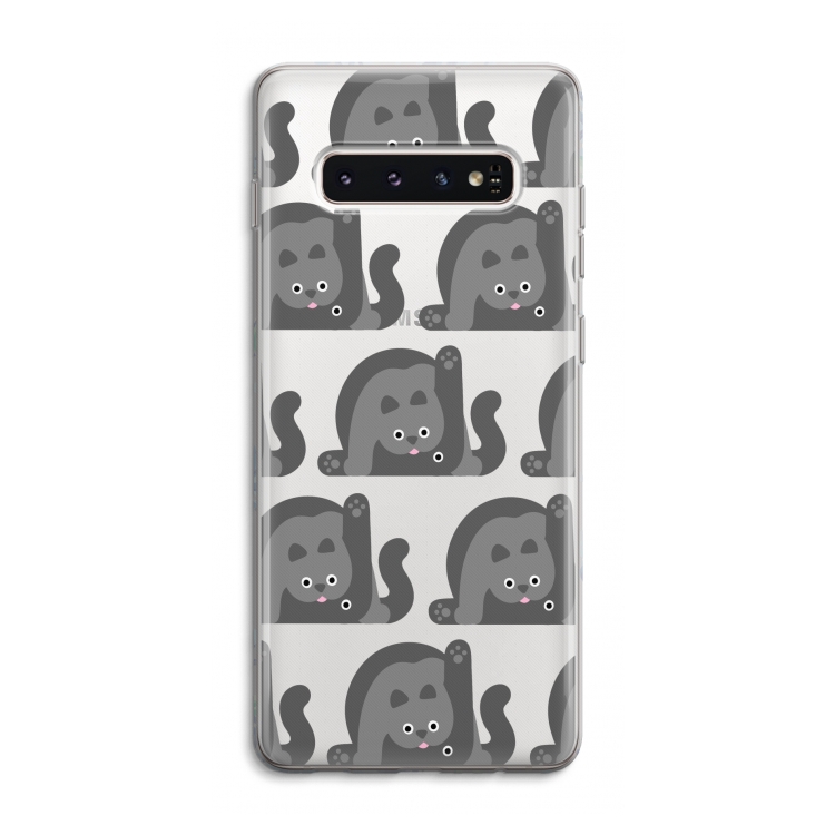 Cats: Samsung Galaxy S10 4G Transparant Hoesje