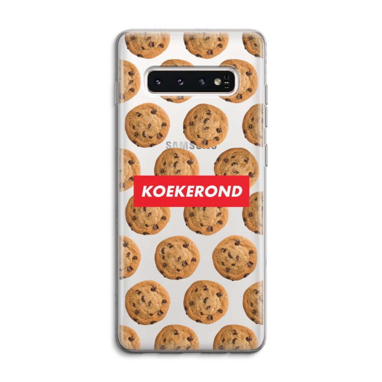 Koekerond: Samsung Galaxy S10 4G Transparant Hoesje