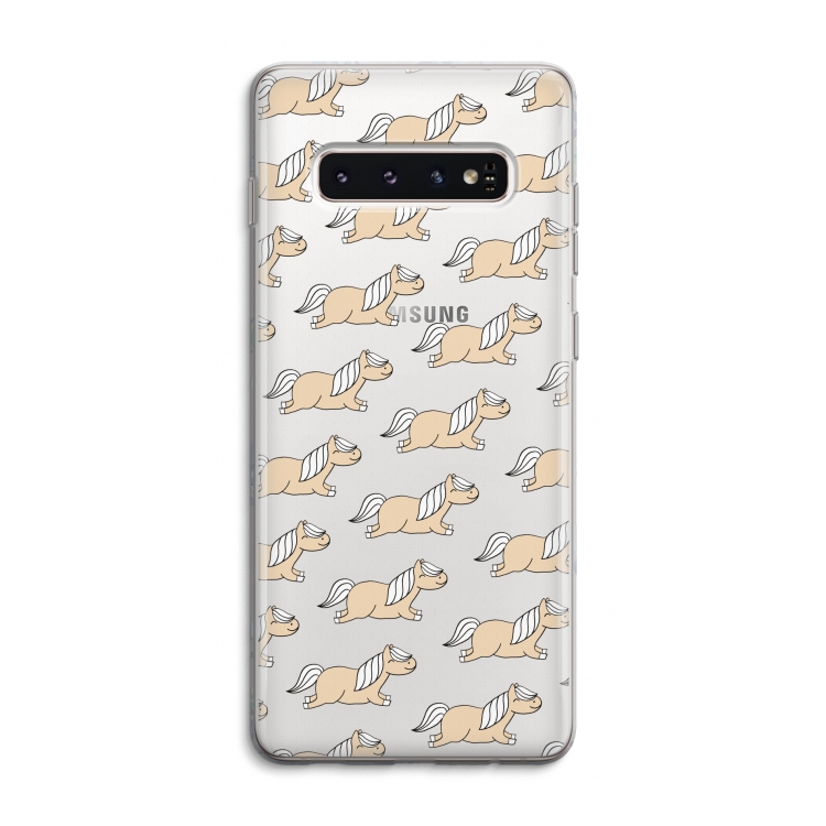 Ponys: Samsung Galaxy S10 4G Transparant Hoesje