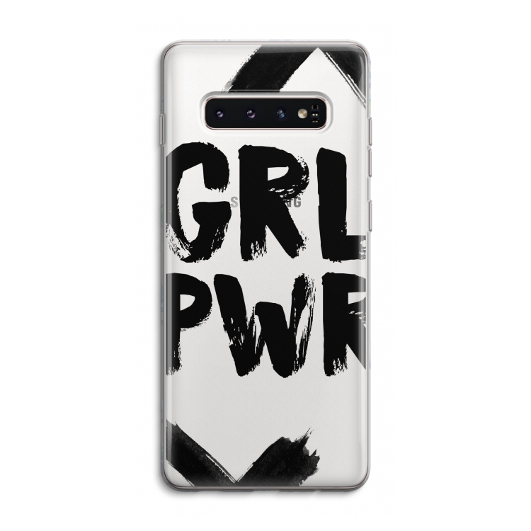 Girl Power #2: Samsung Galaxy S10 4G Transparant Hoesje