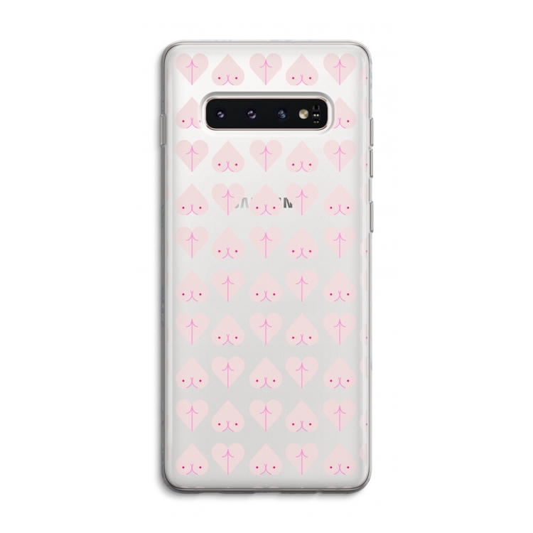 Ass 'n Titties: Samsung Galaxy S10 4G Transparant Hoesje