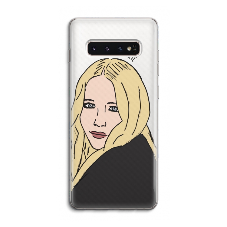 Mary Kate: Samsung Galaxy S10 4G Transparant Hoesje