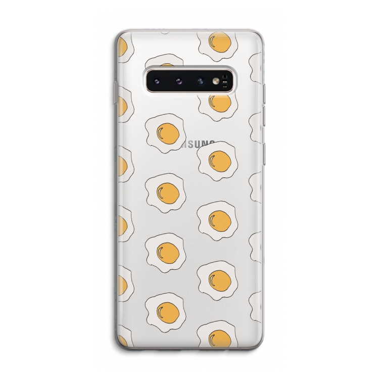Bacon to my eggs #1: Samsung Galaxy S10 4G Transparant Hoesje