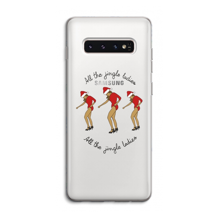 Jingle Ladies: Samsung Galaxy S10 4G Transparant Hoesje
