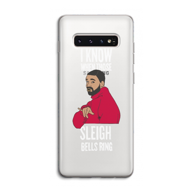 Sleigh Bells Ring: Samsung Galaxy S10 4G Transparant Hoesje