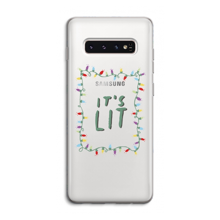 It's Lit: Samsung Galaxy S10 4G Transparant Hoesje