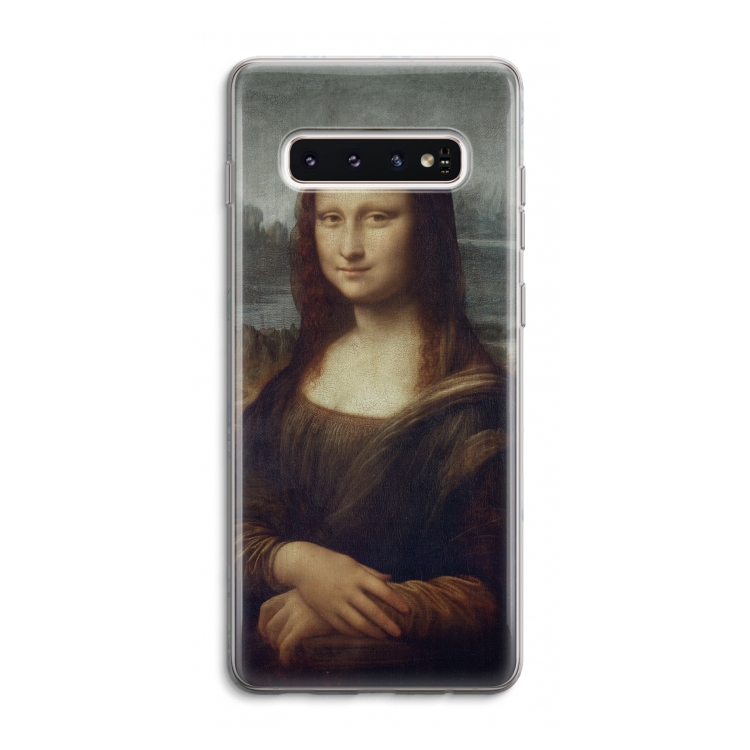Mona Lisa: Samsung Galaxy S10 4G Transparant Hoesje